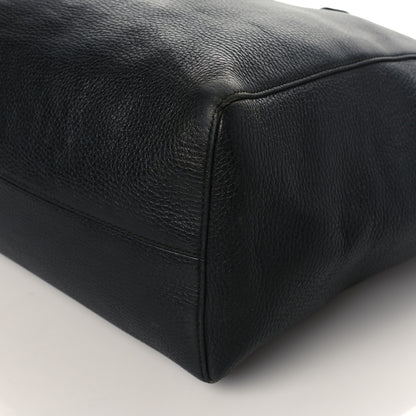 Gucci Pebbled Calfskin Medium Swing Tote Black 7 of 11