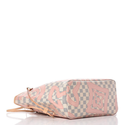 Louis Vuitton Damier Azur Tahitienne Neverfull MM 5 of 12