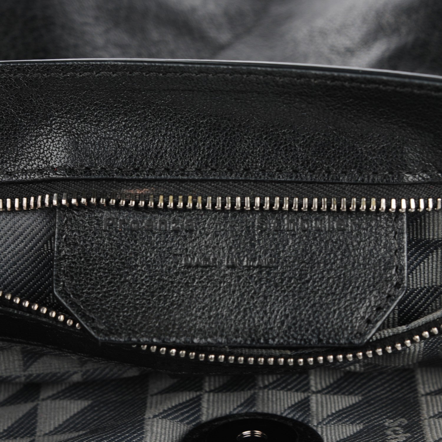 Proenza Schouler Lambskin PS1 Medium Satchel Black 3 of 11