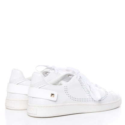 Valentino Garavani Calfskin Womens Backnet Sneakers 39 White 4 of 10