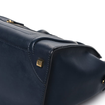 Celine Smooth Calfskin Mini Luggage Navy Blue 8 of 13