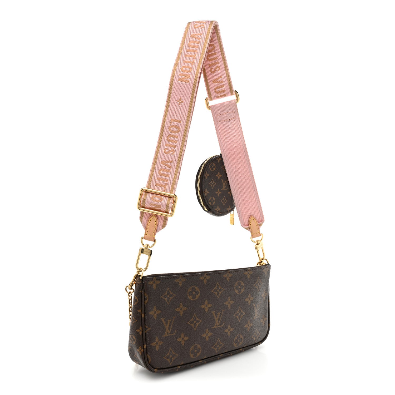 Louis Vuitton Monogram Multi Pochette Accessories Rose Clair 3 of 18