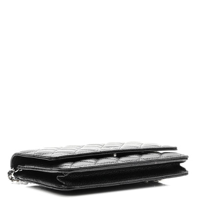 Chanel Caviar Quilted Wallet On Chain WOC Black 4 of 12