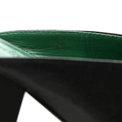 Hermes Goatskin Paradis Mules 35.5 Black 9 of 9
