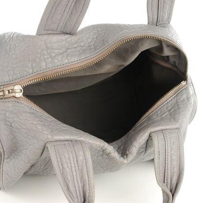Alexander Wang Pebbled Lambskin Rocco Oyster Silver Hardware 9 of 14