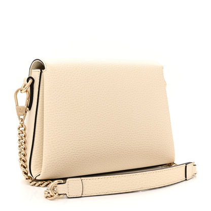 Gucci Dollar Calfskin Interlocking G Crossbody Bag Mystic White 3 of 14