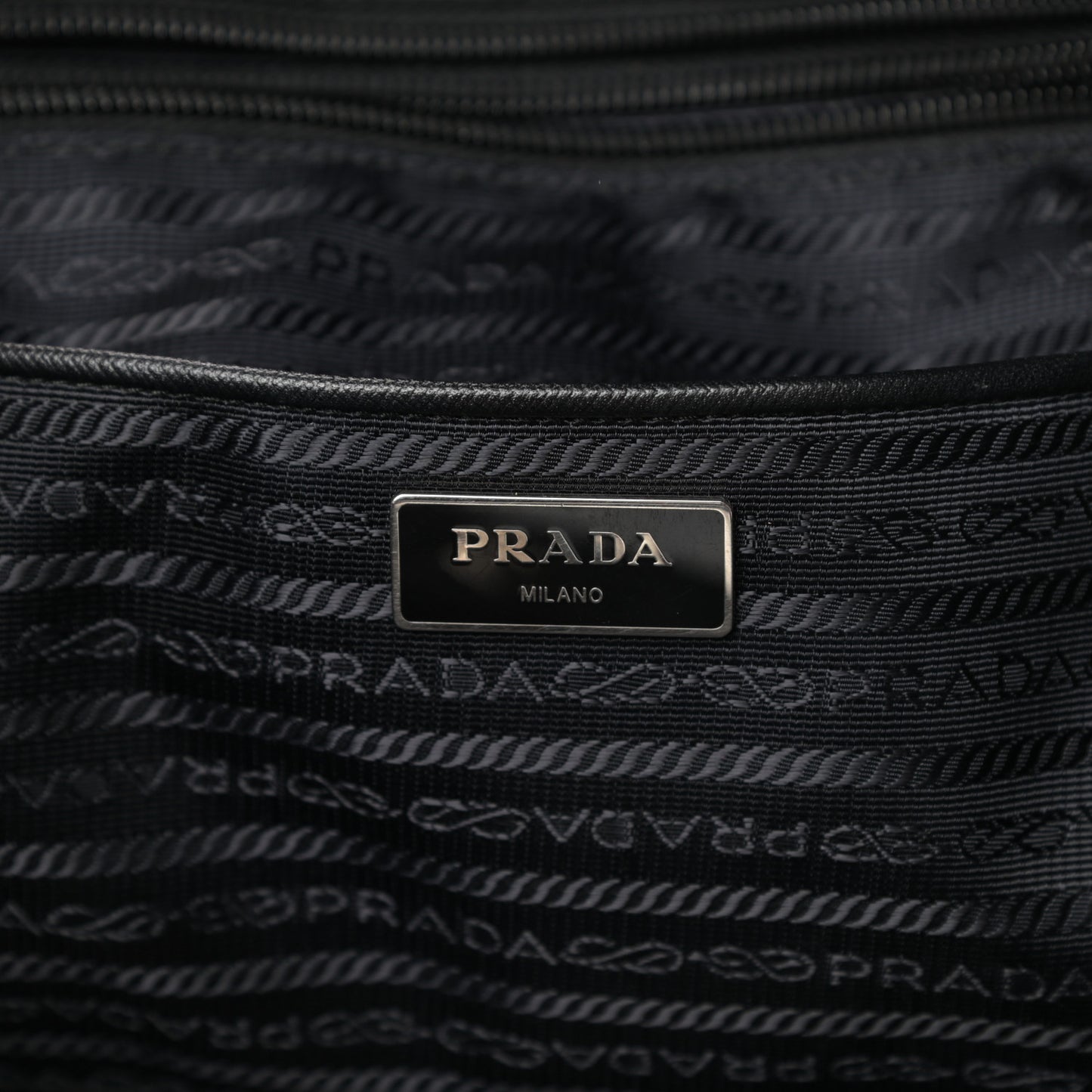 Tessuto Nylon Shopping Tote Black