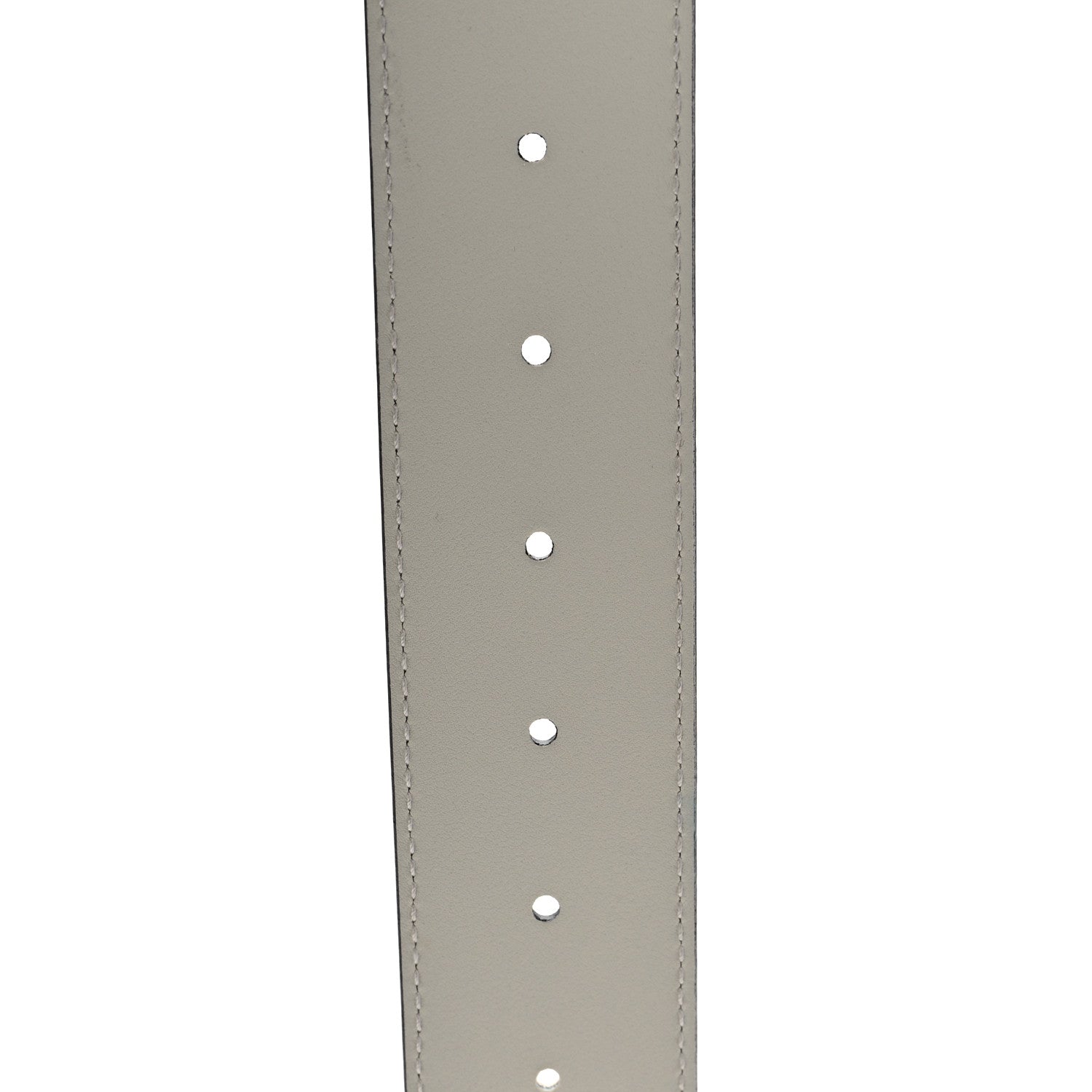 Gucci Calfskin Double G 40mm Belt 85 34 Mystic White 5 of 5