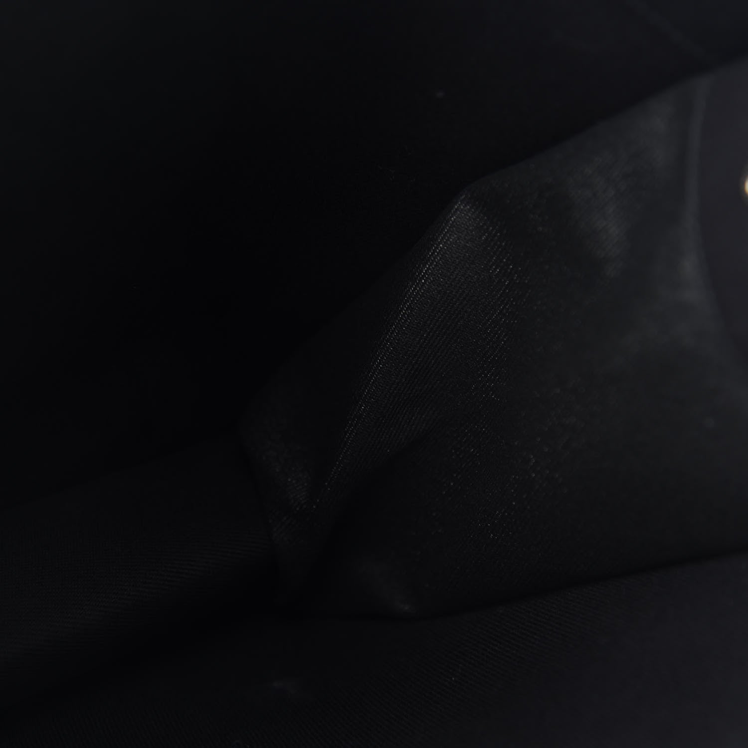 Saint Laurent Linen Calfskin Rive Gauche Tote Black 9 of 12