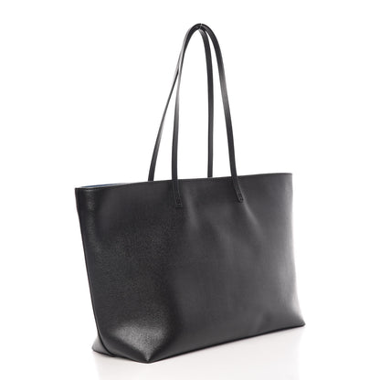 Fendi Vitello Elite Cuoio Monster Buggies Medium Roll Tote Black Multicolor Blue Cobalto 3 of 12
