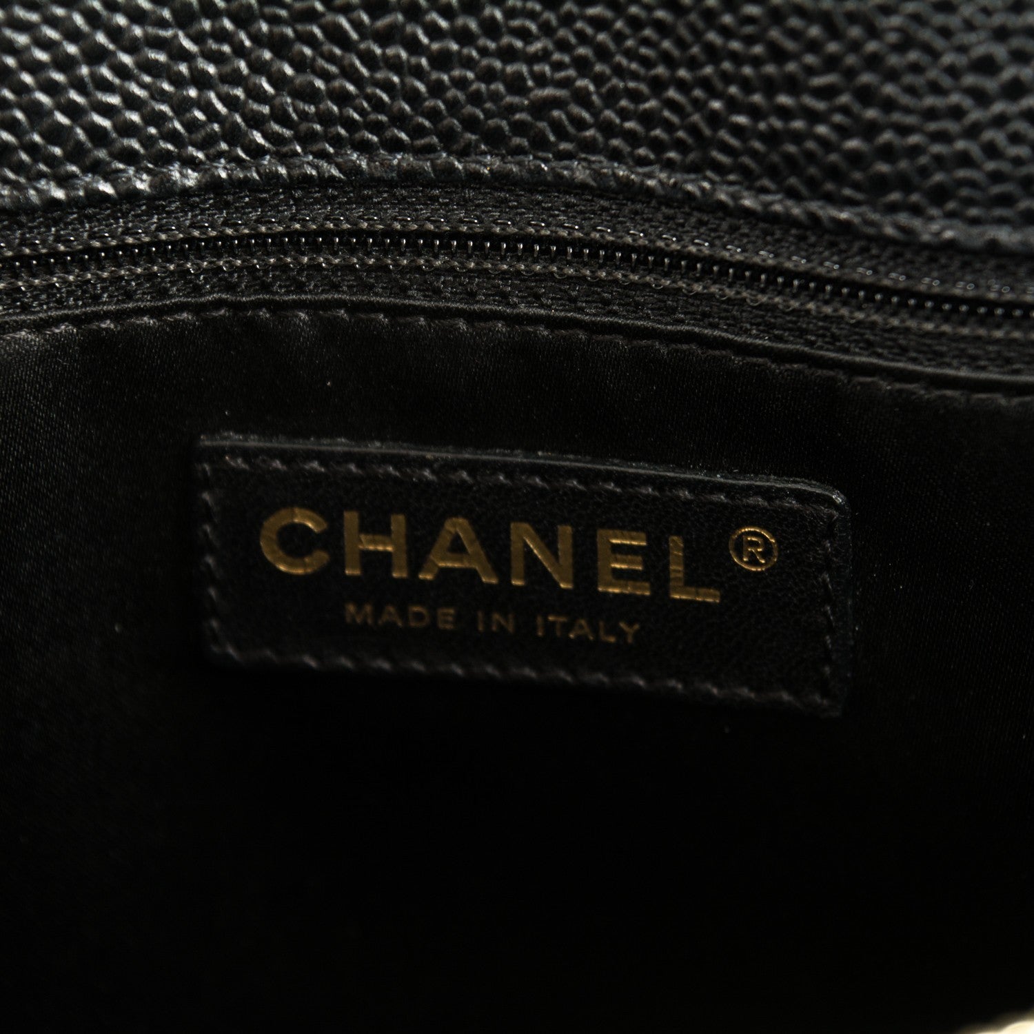 Chanel Caviar Quilted Grand Shopping Tote GST Black 6 of 7