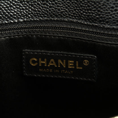 Chanel Caviar Quilted Grand Shopping Tote GST Black 6 of 7