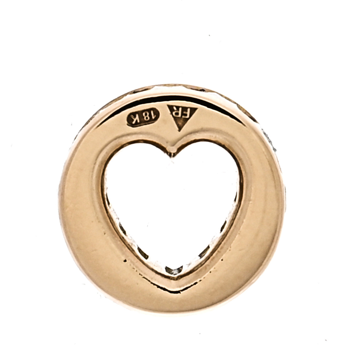 18K Yellow Gold Aquamarine True Love Baguette Heart Beat Pendant
