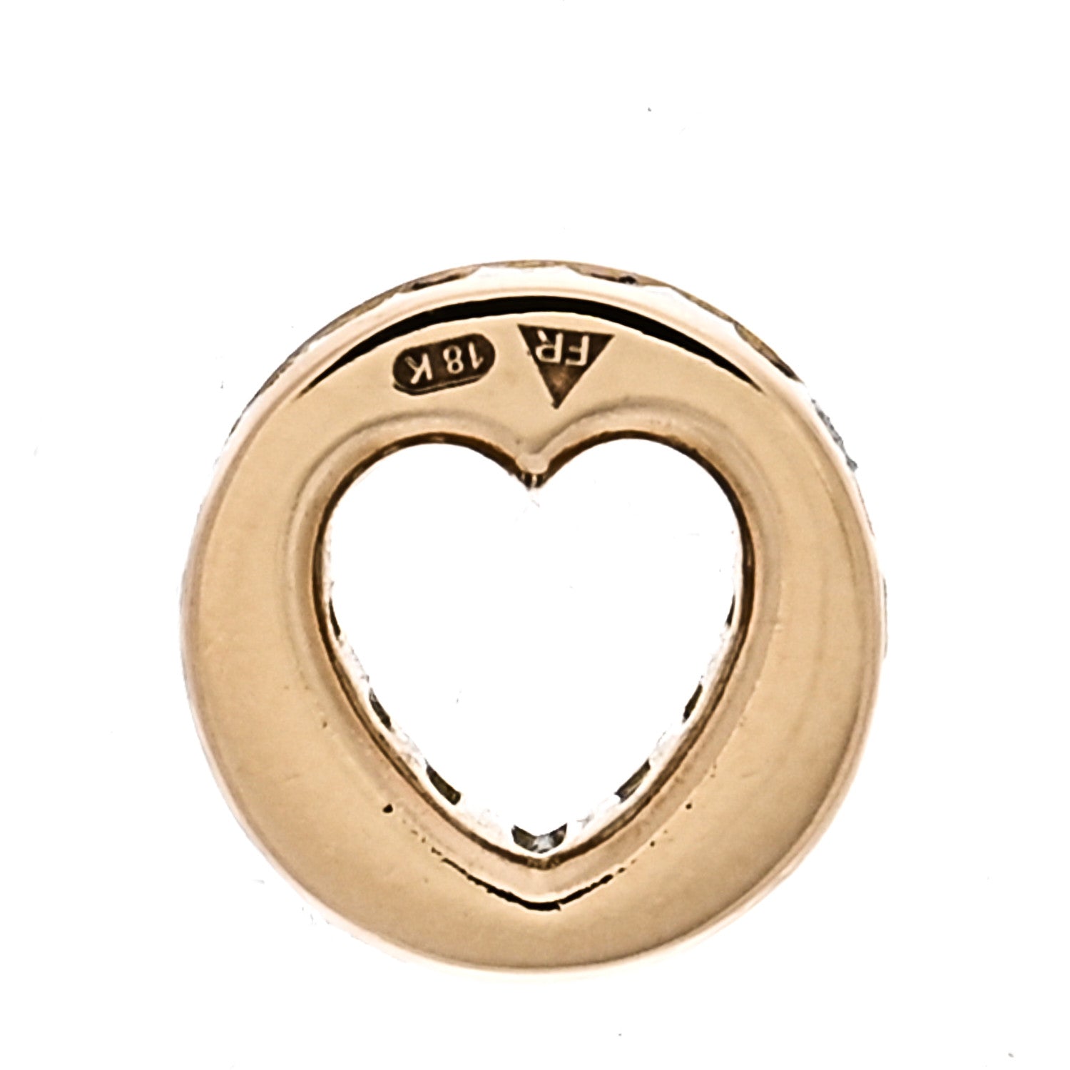 Foundrae 18K Yellow Gold Aquamarine True Love Baguette Heart Beat Pendant 3 of 5