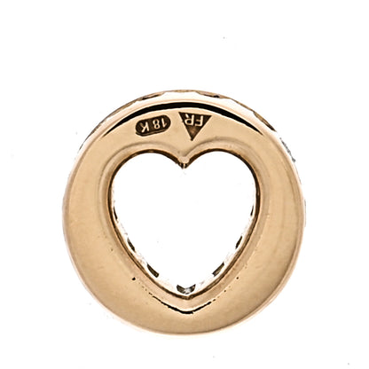 Foundrae 18K Yellow Gold Aquamarine True Love Baguette Heart Beat Pendant 3 of 5
