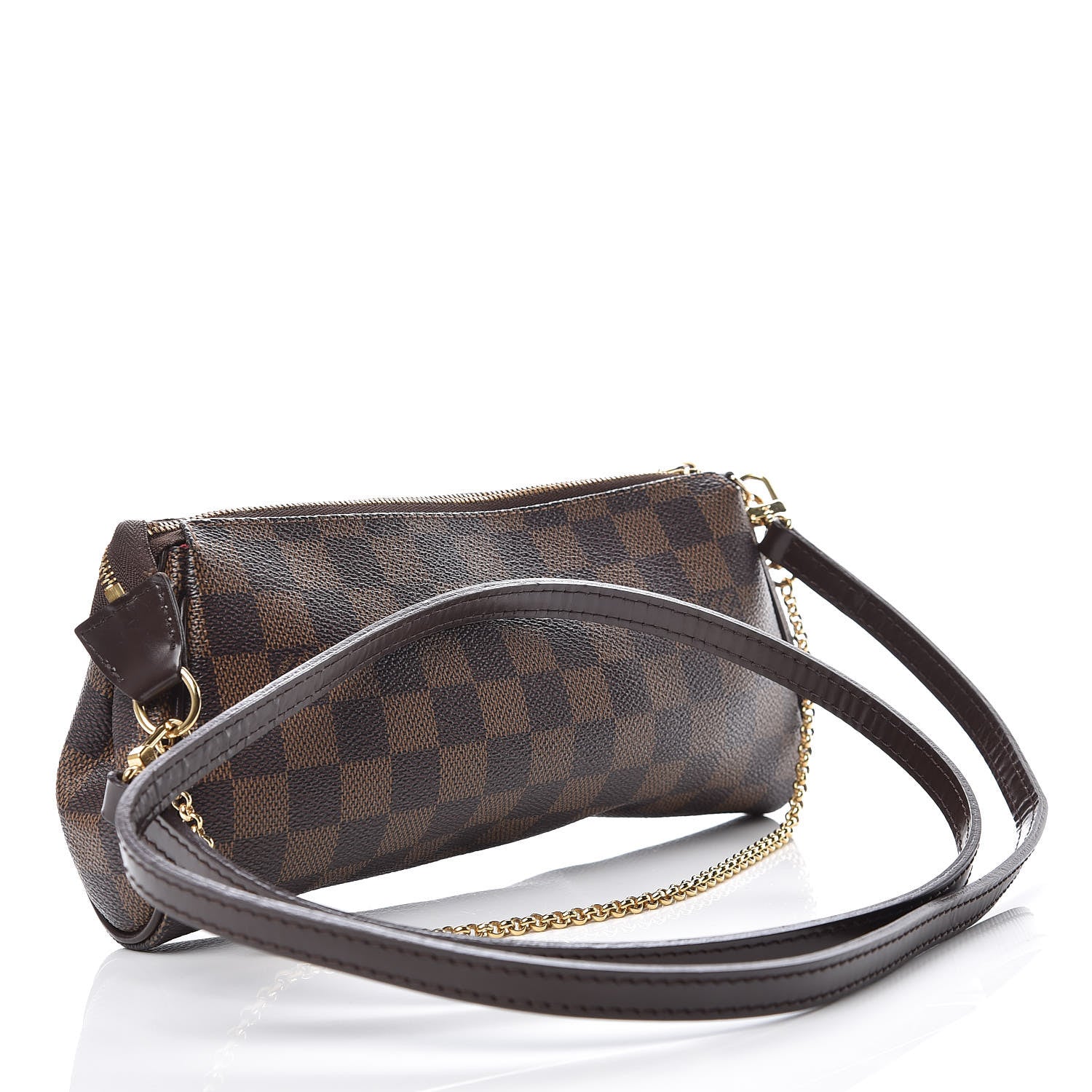 Louis Vuitton Damier Ebene Eva Clutch 3 of 11