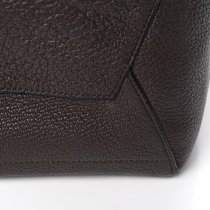 Celine Goatskin Sangle Bucket Bag Dark Taupe 10 of 15