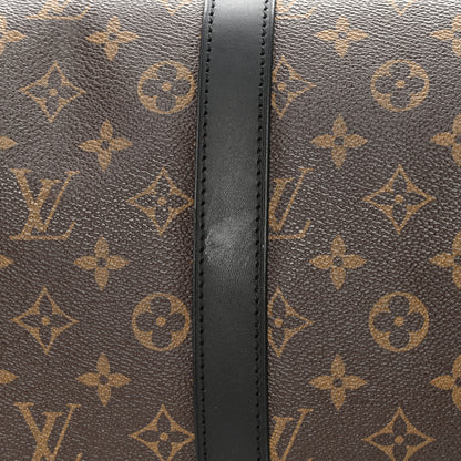 Louis Vuitton Monogram Macassar Keepall Bandouliere 45 11 of 13