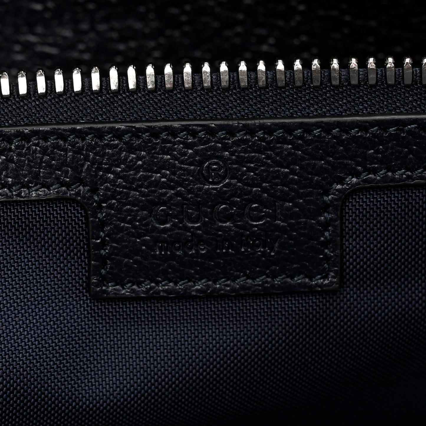 GG Monogram Medium Web Duffle Bag Dark Blue