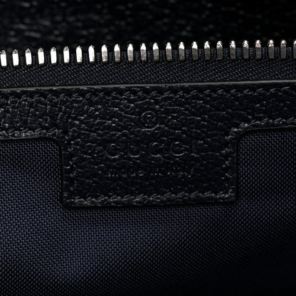 Gucci GG Monogram Medium Web Duffle Bag Dark Blue 5 of 9