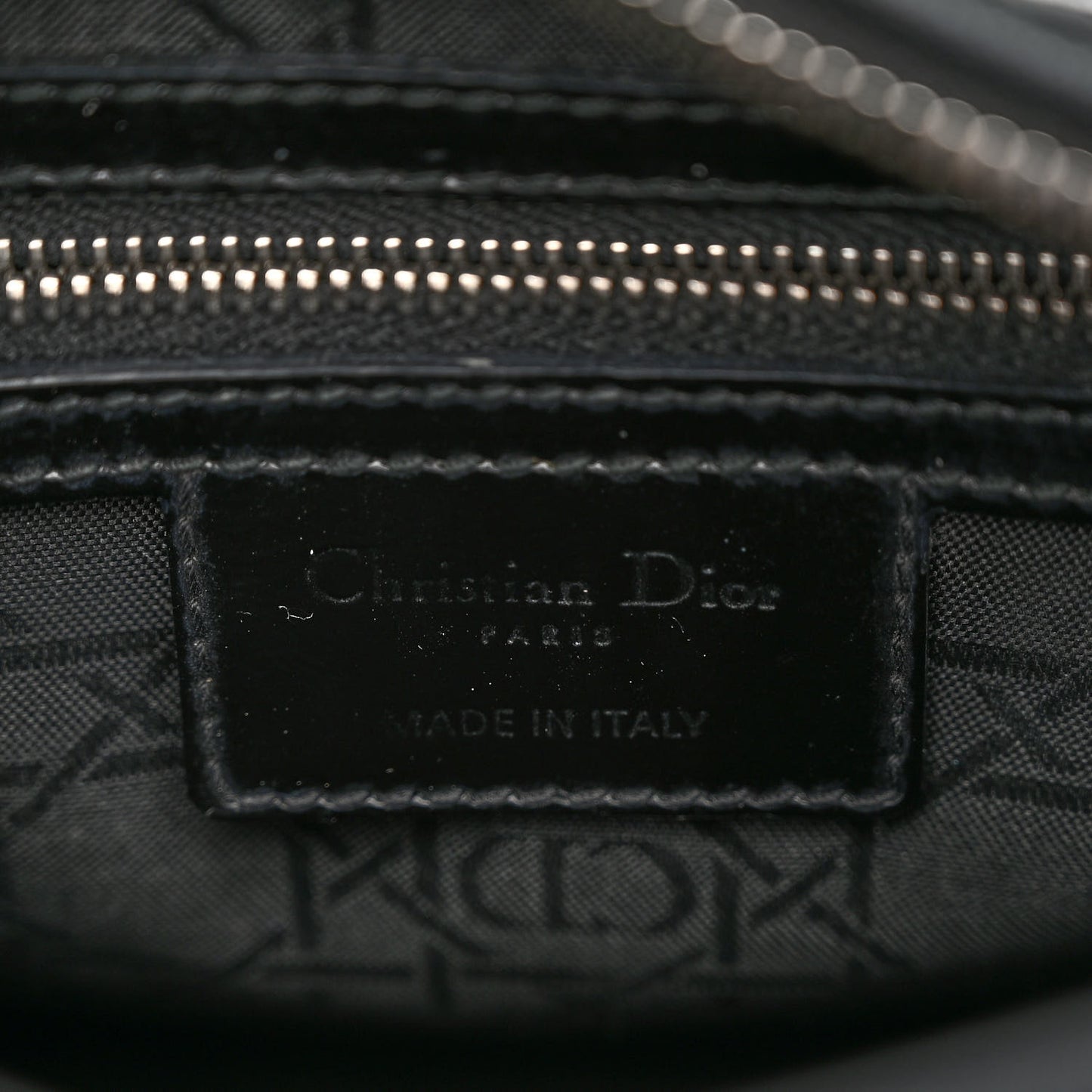 Patent Cannage Medium Lady Dior Black