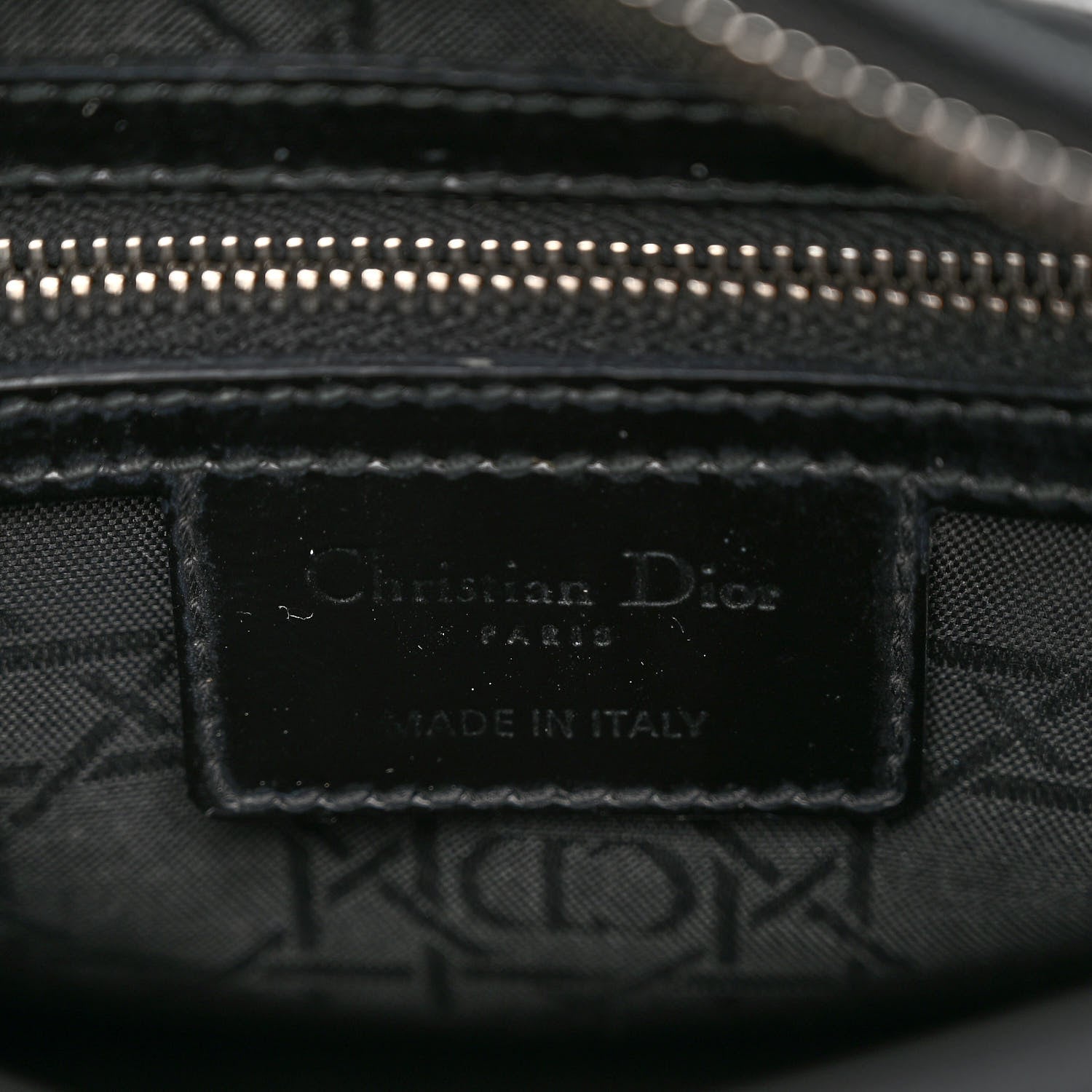 Christian Dior Patent Cannage Medium Lady Dior Black 6 of 10