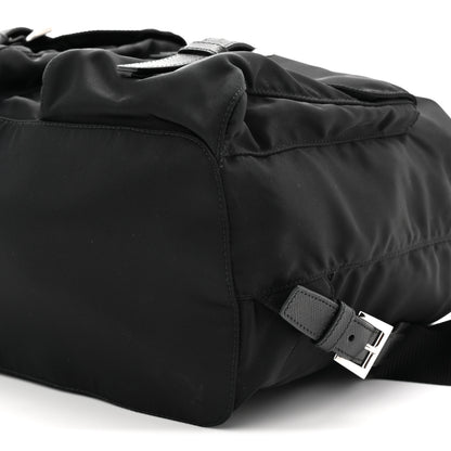 Prada Tessuto Nylon Saffiano Medium Backpack Black 10 of 10