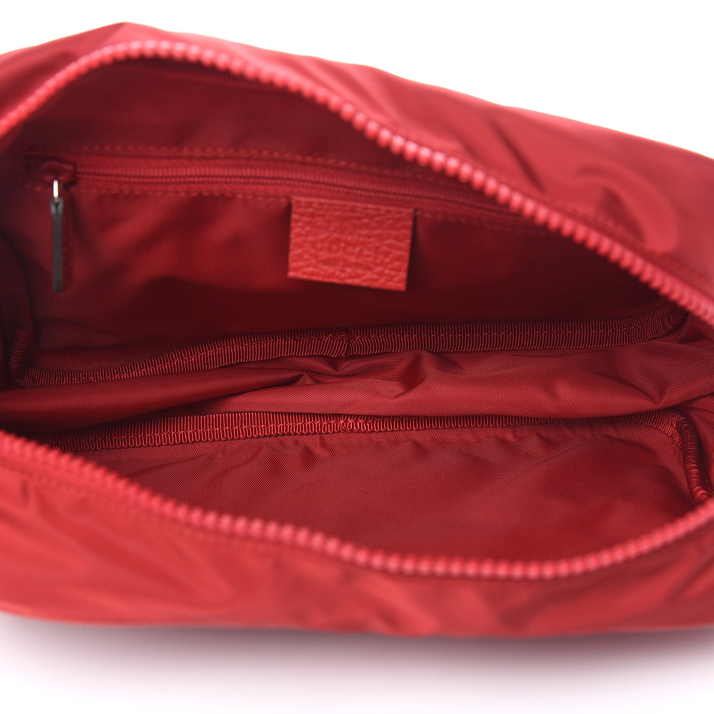 Nylon Monogram Dolmias Pouch Vibrant Red