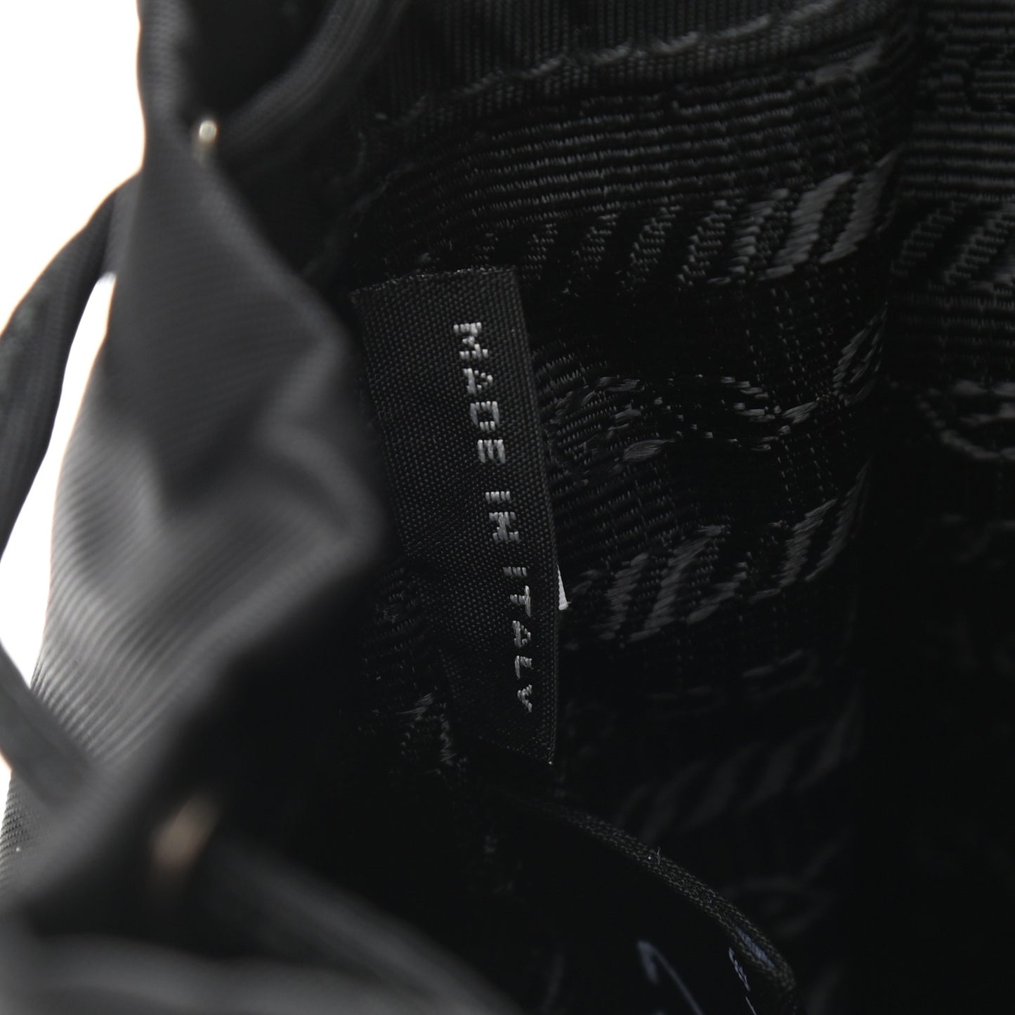 Nylon Vela Mini Crossbody Backpack Black