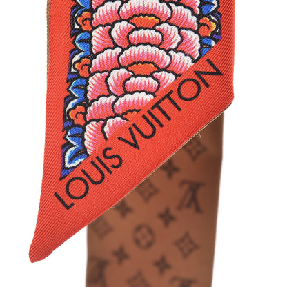 Louis Vuitton Silk Monogram Kabuki Stickers BB Bandeau Rouge 3 of 5