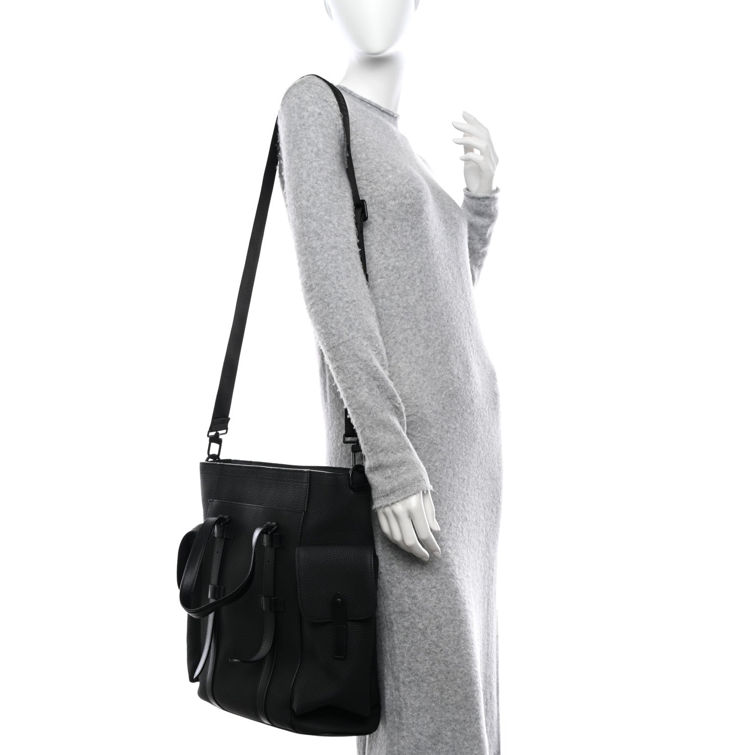 Louis Vuitton Taurillon Christopher Tote Black 2 of 10