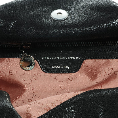 Stella McCartney Faux Leather Shaggy Deer Large Falabella Black 6 of 8
