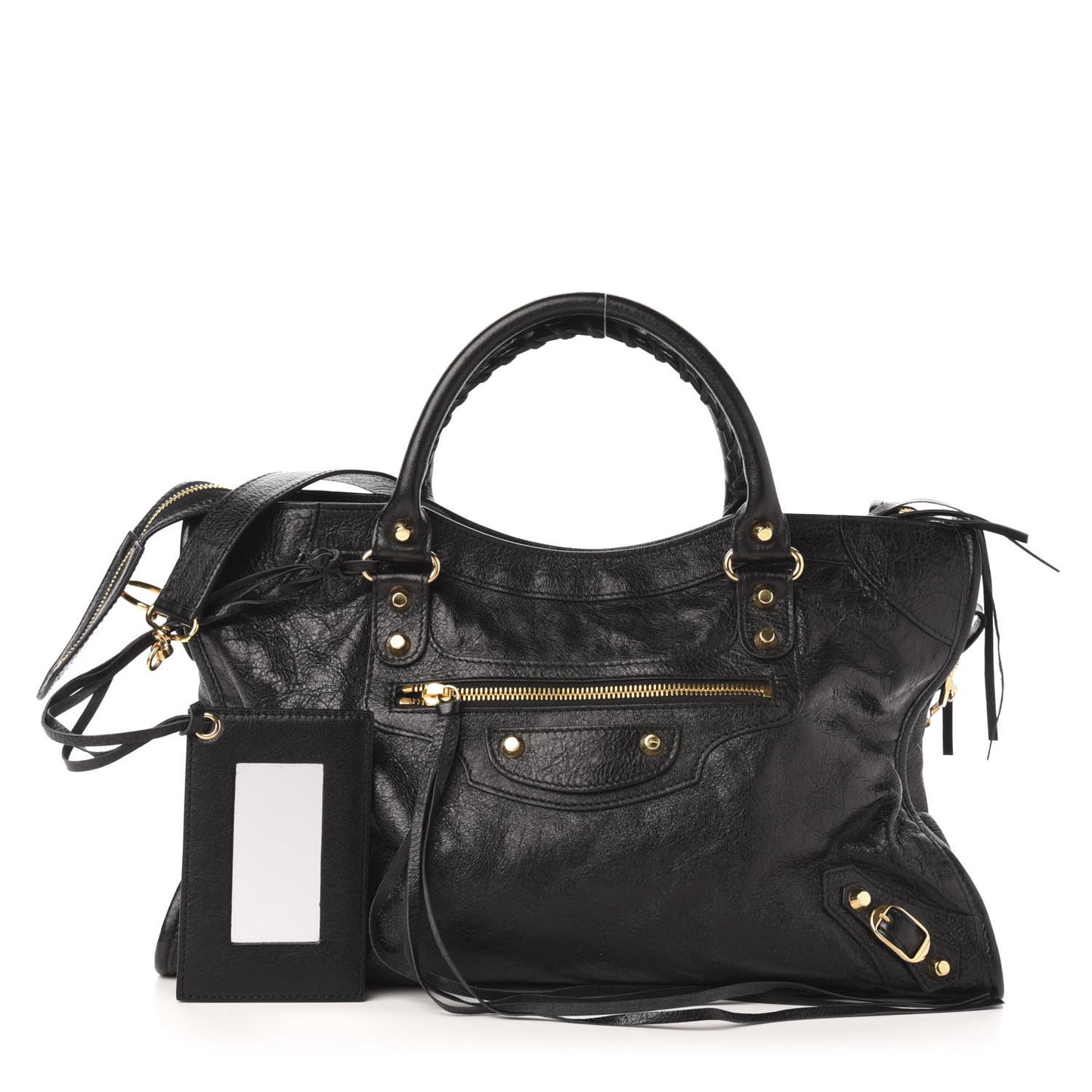 Agneau Classic Gold Hardware City Black