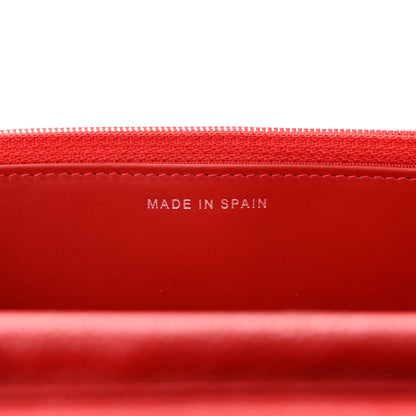 Chanel Caviar Quilted Wallet on Chain WOC Red 7 of 13