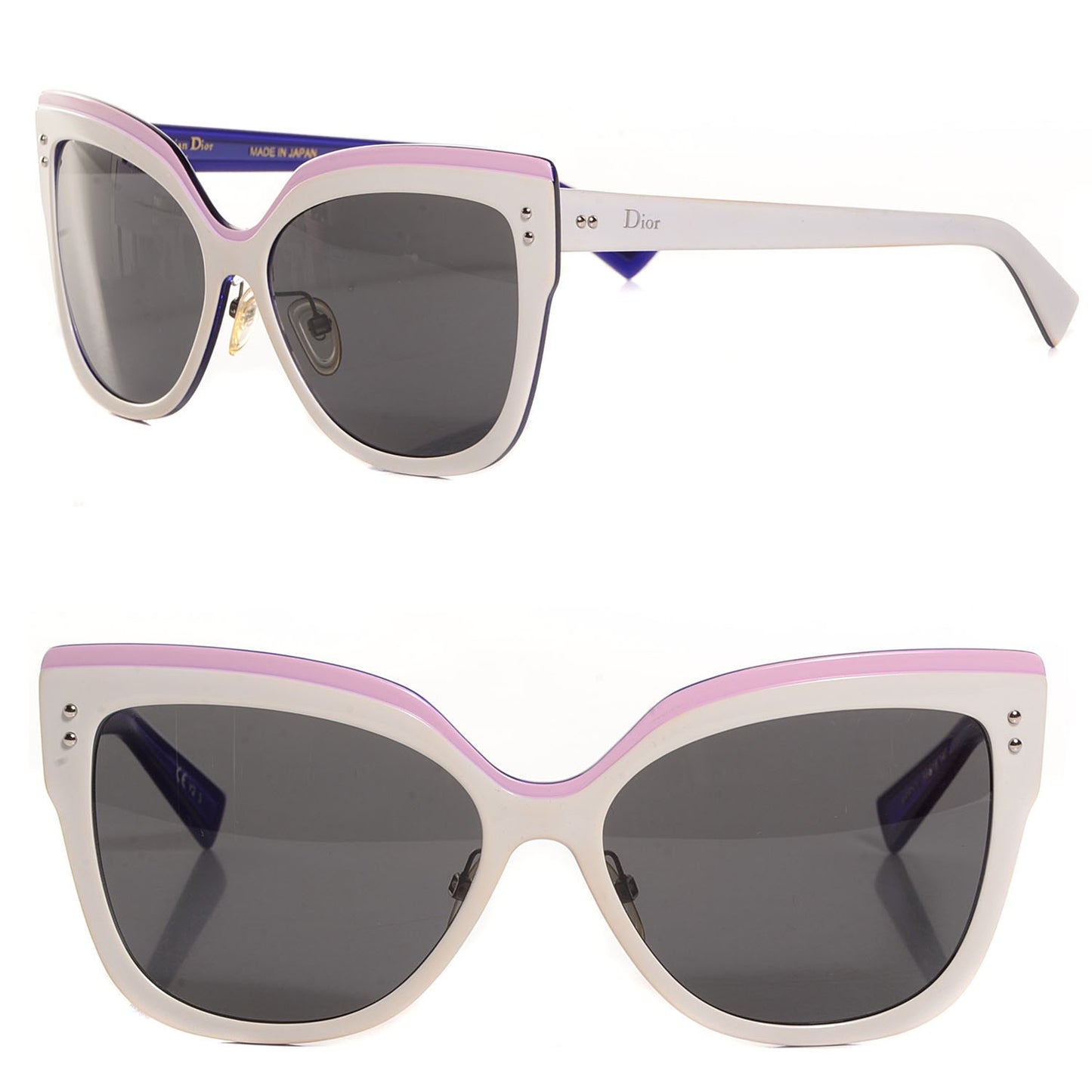 Exquise Sunglasses White Pink