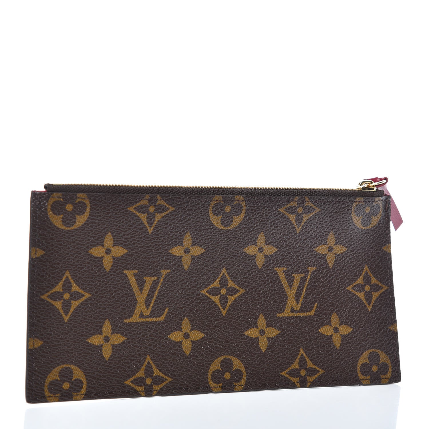 Louis Vuitton Monogram Felicie Chain Wallet Zippered Insert Fuchsia 3 of 6