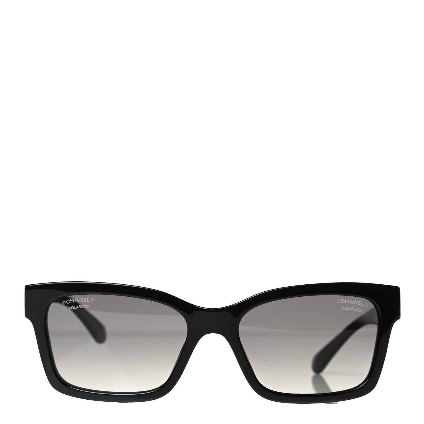 Acetate Polarized Square Sunglasses 5417 Black