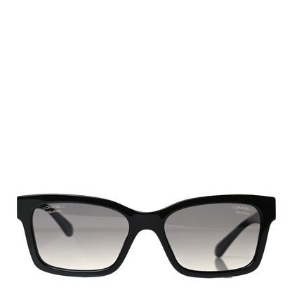 Chanel Acetate Polarized Square Sunglasses 5417 Black 2 of 9