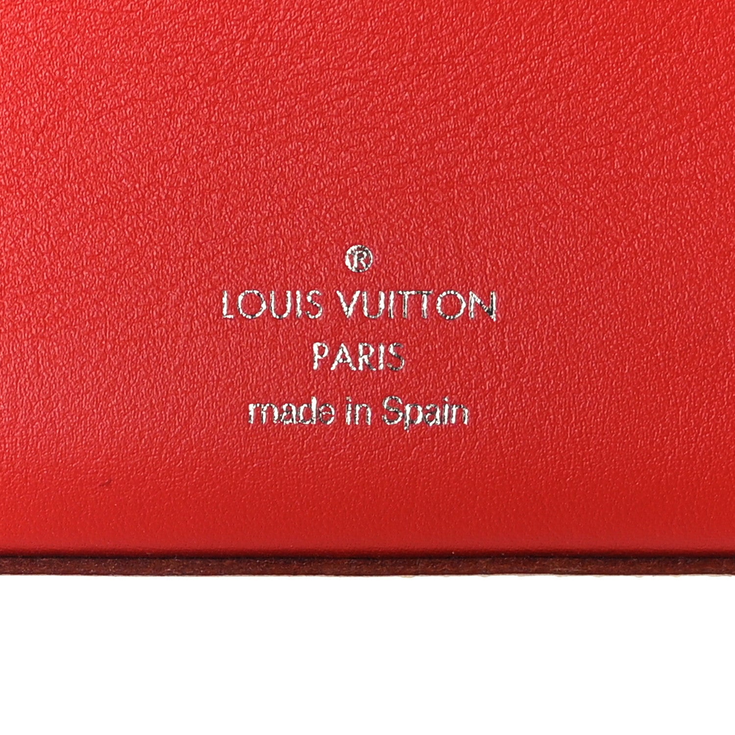 Louis Vuitton Monogram Elizabeth Pencil Pouch Red 7 of 9