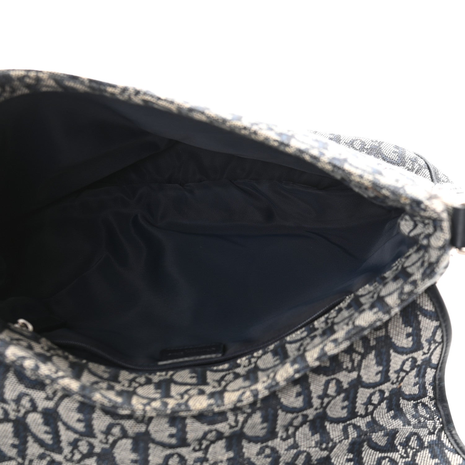 Christian Dior Monogram Flap Messenger Navy Blue 5 of 14