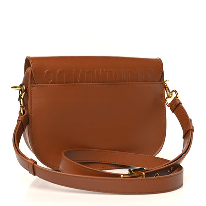 Christian Dior Box Calfskin Medium Bobby Flap Dark Tan 3 of 9
