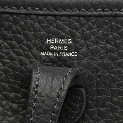 Hermes Taurillon Clemence Amazone Sangle Cavale Evelyne TPM Gris Misty 6 of 12