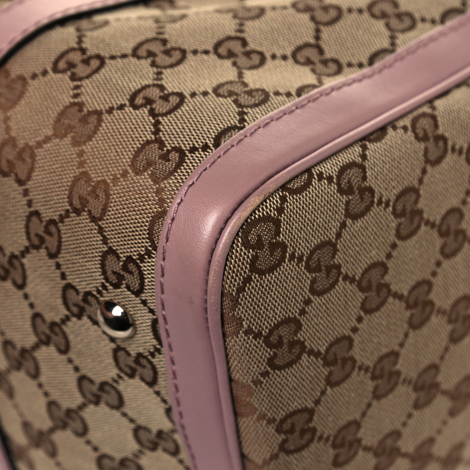Gucci Monogram Medium Joy Boston Light Pink 7 of 15