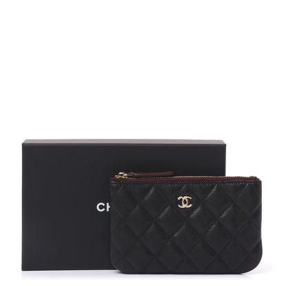Chanel Caviar Quilted Small Cosmetic Case Black 10 of 10