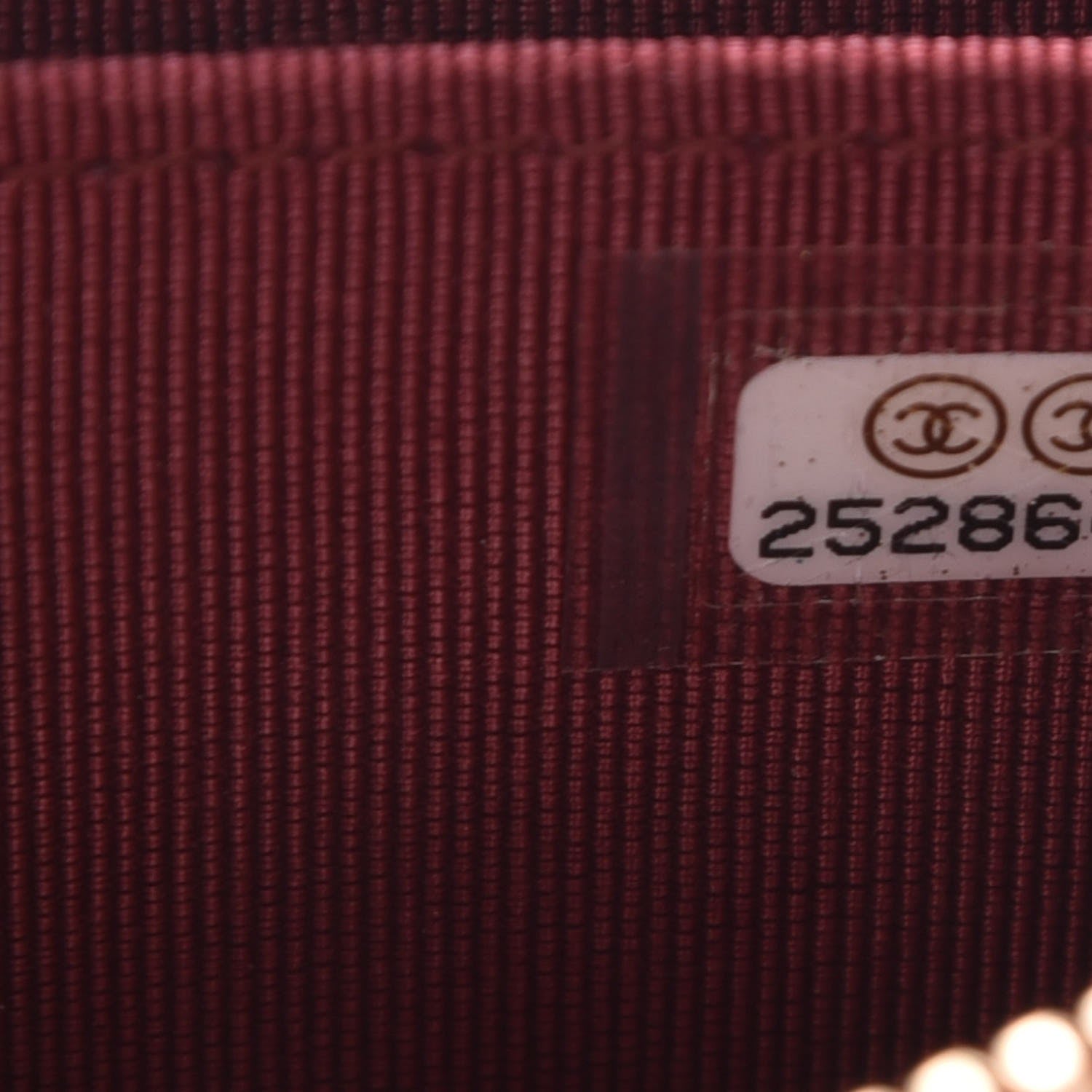Chanel Caviar Quilted Zip Around Coin Purse Red 7 of 7