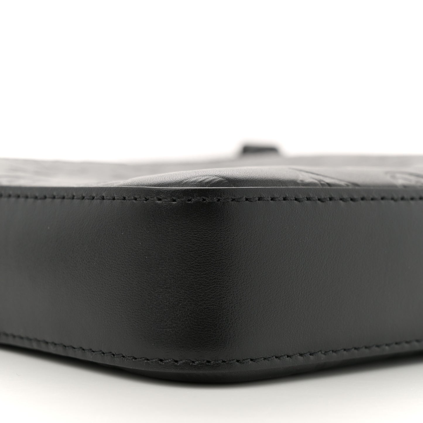 Calfskin Monogram Shadow Duo Messenger Black
