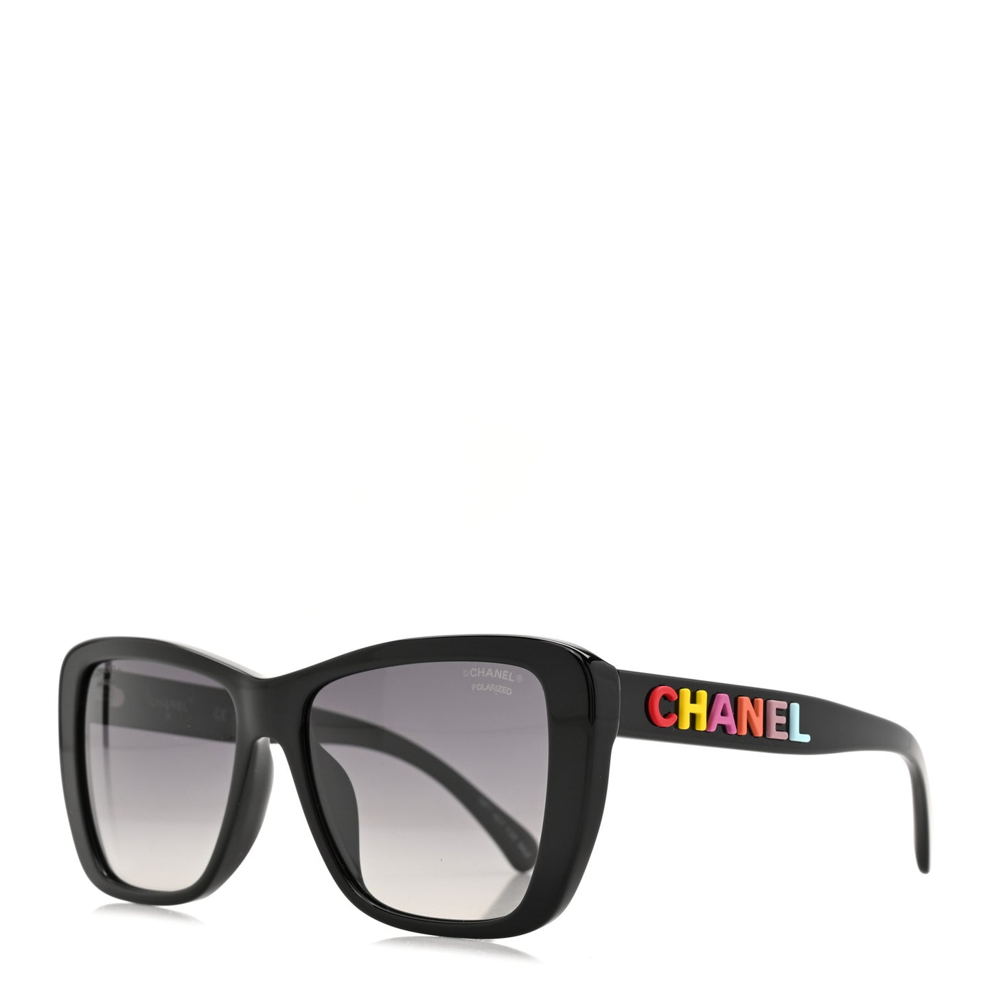 Acetate Polarized Butterfly Sunglasses 71548A Black