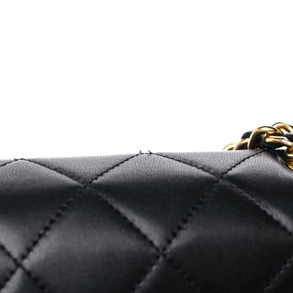 Chanel Lambskin Quilted XL Jumbo Single Flap Black 17 of 17