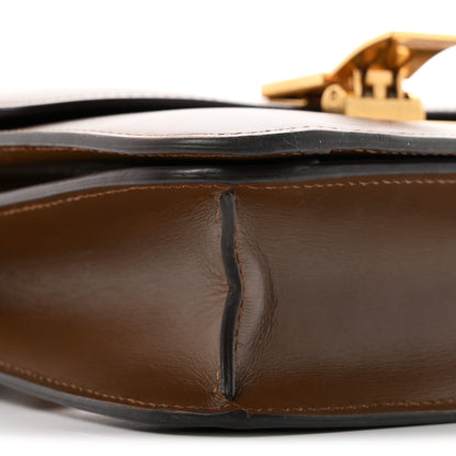 Celine Box Calfskin Teen Classic Box Flap Bag Camel 9 of 10