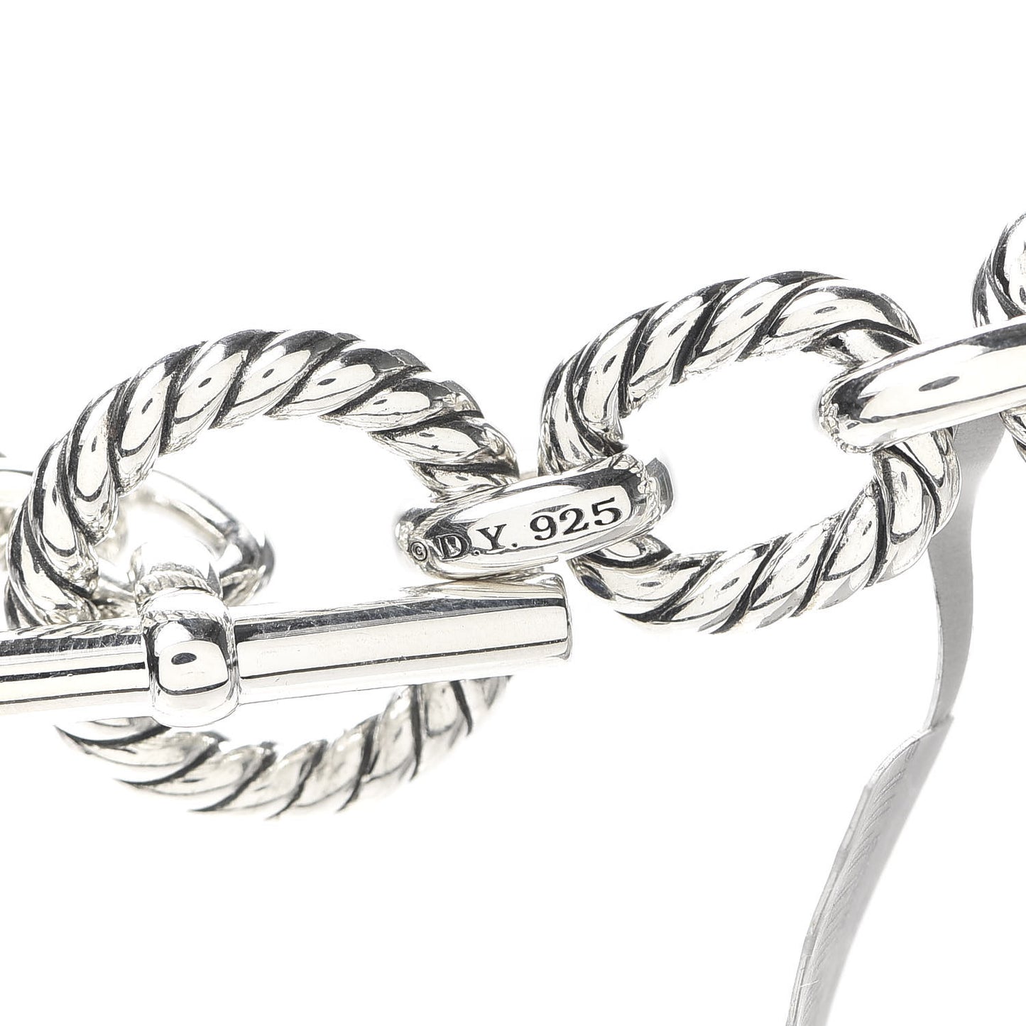 Sterling Silver 12.5mm Cushion Link Chain Necklace